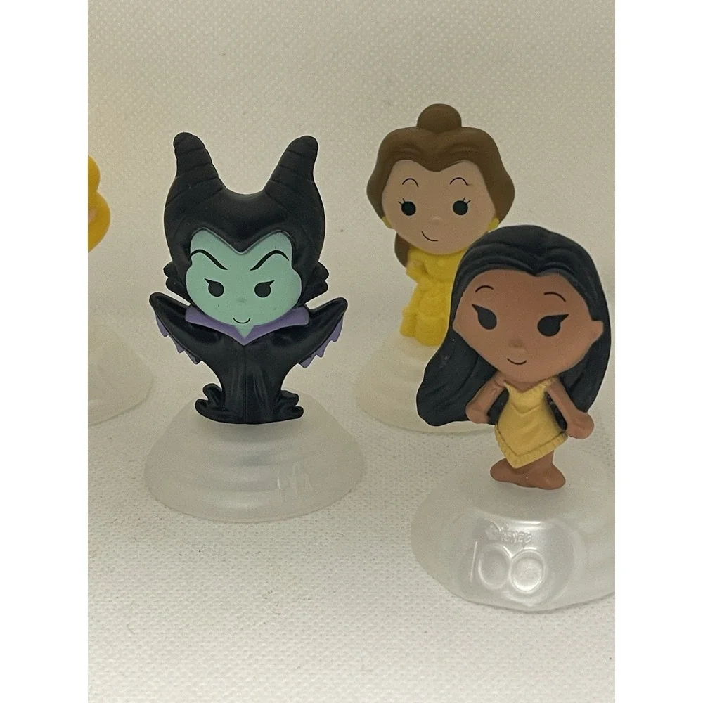 Disney Mcd 2023 100 Year Anniversary Lot  6 Princess‎ Characters Toy Cake Topper